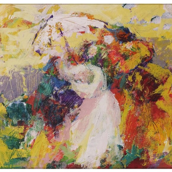 Colorful Silk Chloe Dress - Picture 12 of 12